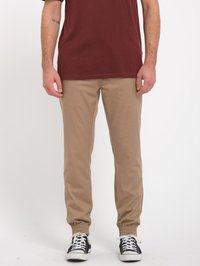 Volcom - FRICKIN SLIM JOG - Pantalon de survêtement - camel Image miniature 1