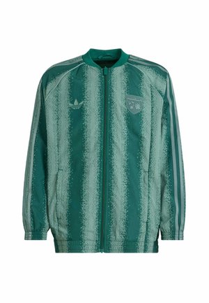 Zip-up sweatshirt - collegiate green   tech emerald