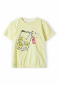 MINOTI - SEQUINS - Camiseta estampada - yellow Imagen en miniatura 1