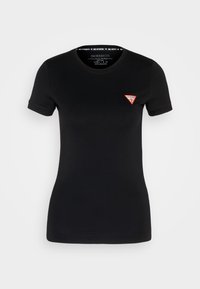 MINI TRIANGLE TEE - Paprasti marškinėliai - jet black