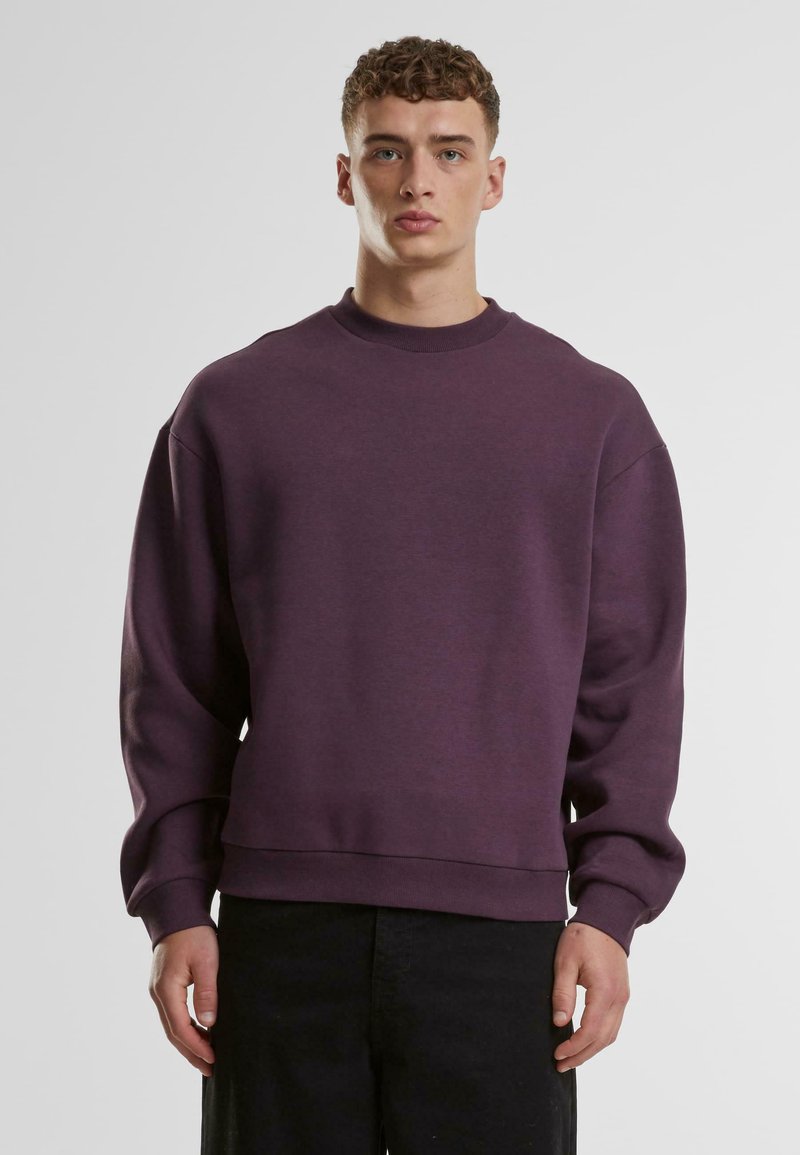 Urban Classics FLUFFY CREWNECK - Sudadera - plumpurple