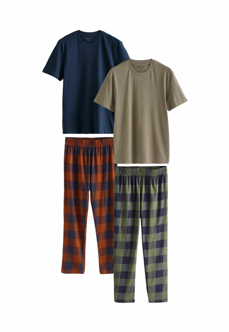 Next SETS 2 PACK.  - REGULAR FIT - Pyjama - navy blue stone check
