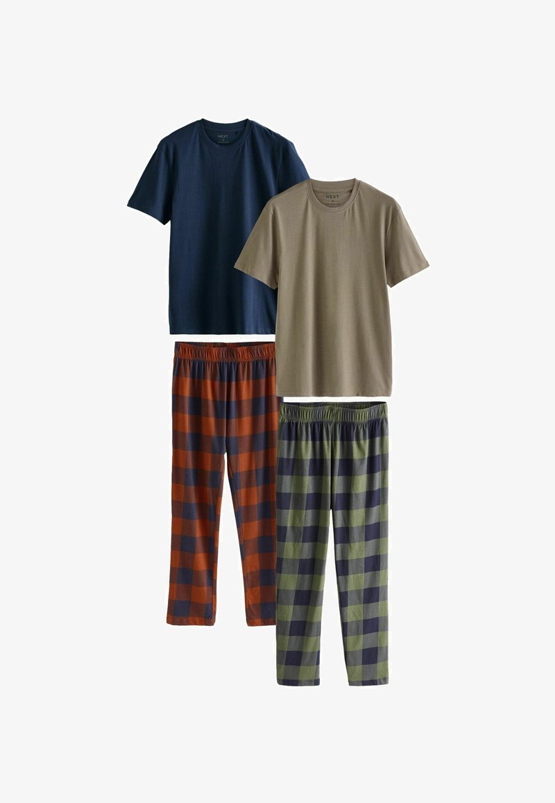 Next SETS 2 PACK. - REGULAR FIT - Pyjamas - navy blue stone check