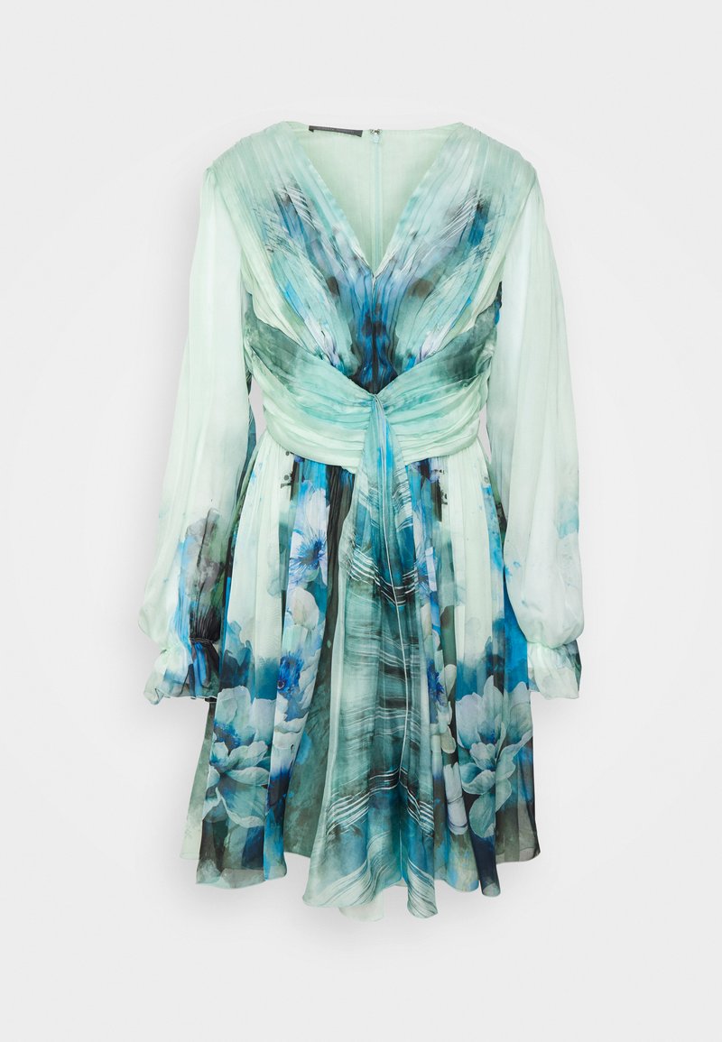 alberta ferretti Cocktailjurk blauw alberta ferretti Cocktailjurk blauw