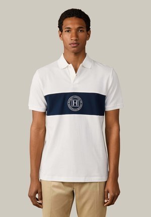 Hackett London, HACKETT LONDON POLO SHIRT HERITAGE H PANEL - Polo - off white