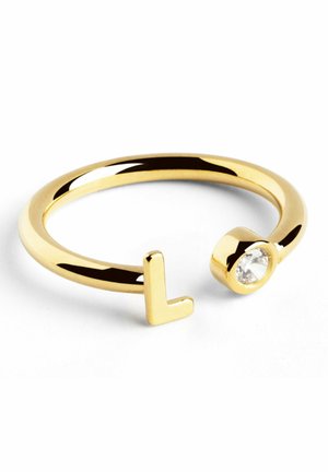 PERSONALIZADO LETTER  - Ring - letra l oro
