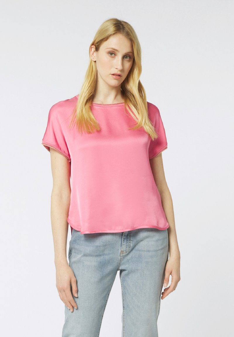 Damen T-Shirts | Oltre Bluse rosa/pink - CG12156 Damen T-Shirts | Oltre Bluse rosa/pink - CG12156