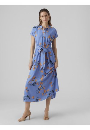 Vero Moda NEWHALLIE TIE DRESS - Φόρεμα πουκάμισο - provence