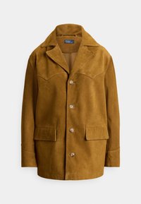 WESTERN SUEDE JACKET - Ādas jaka - maple