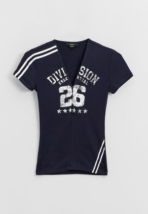 House, T-SHIRT MIT DRUCK - Print T-shirt - steel blue