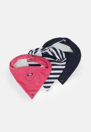 BABY BIBDANA GIFTBOX  3 PACK UNISEX - Halsdoek - deep watermelon