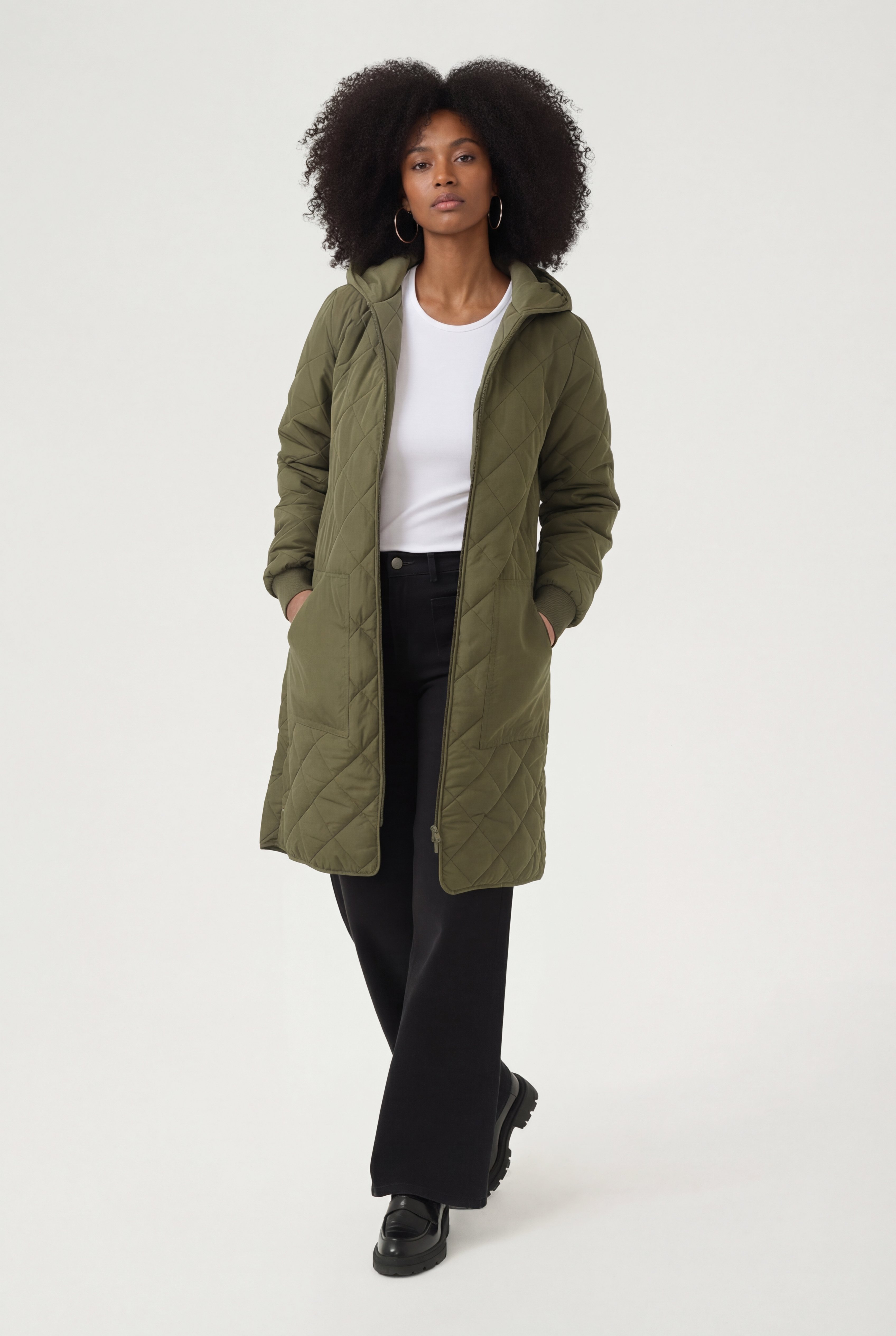 ダントン INSULATION HOODED COAT 40size OLIVE DANTON ダントン INSULATION HOODED COAT｜BORN FREE ONLINE SHOP