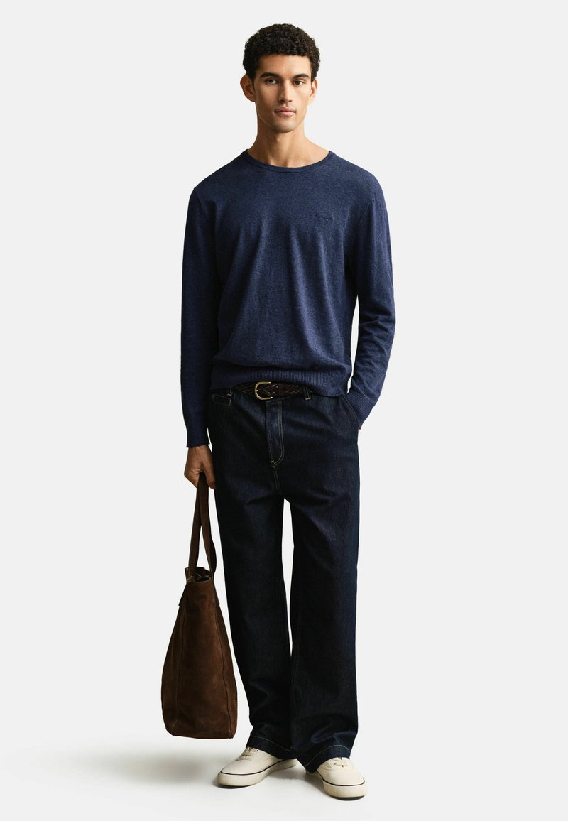 GANT Svetr - dark indigo melange