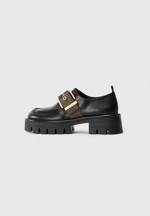 Loafers - brown/black