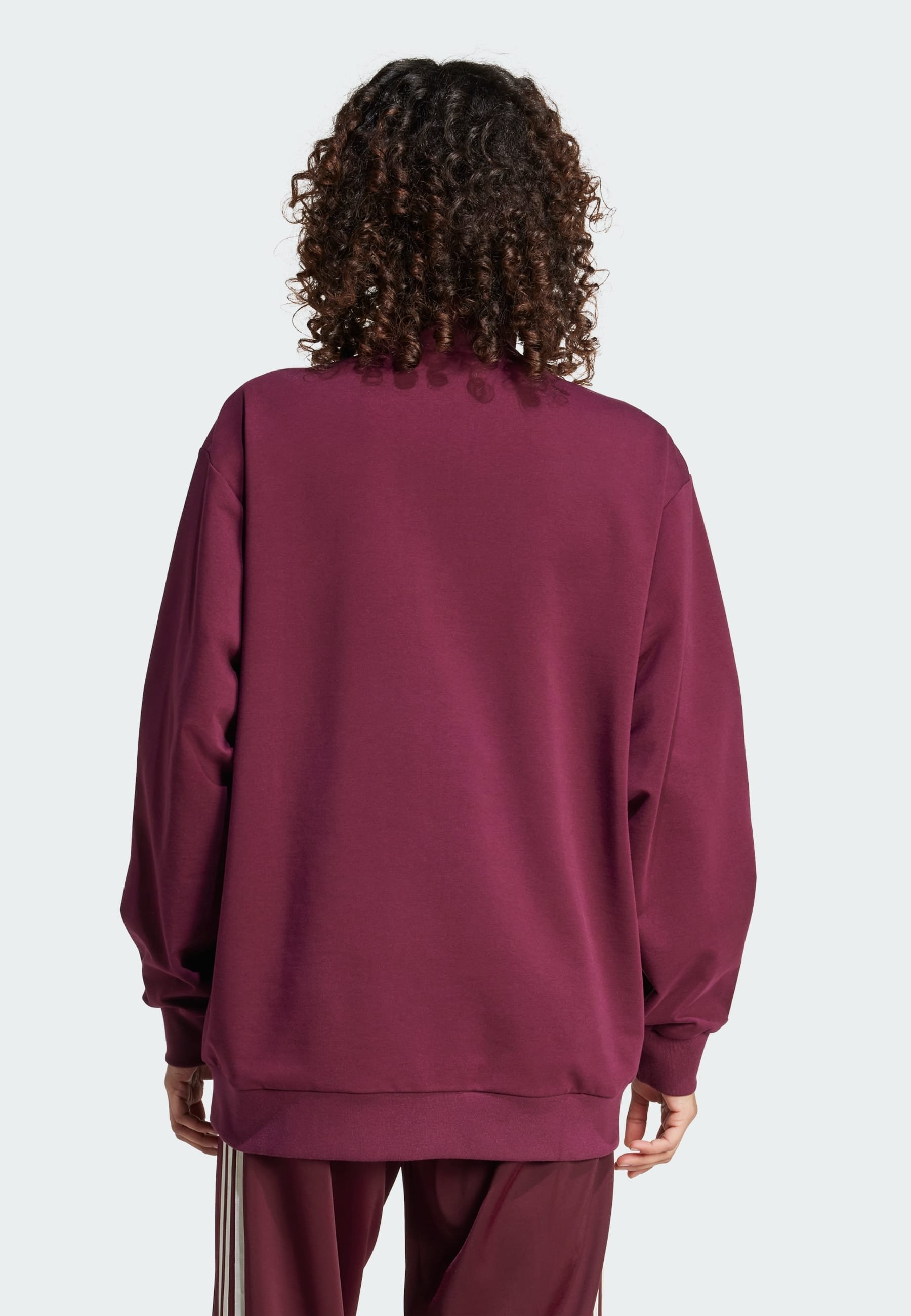 adidas Originals BLOCKED - Zip-up sweatshirt - maroon cream