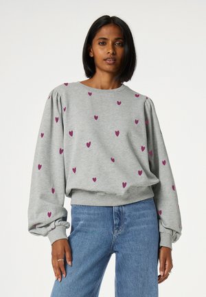Sweatshirt - grey melange