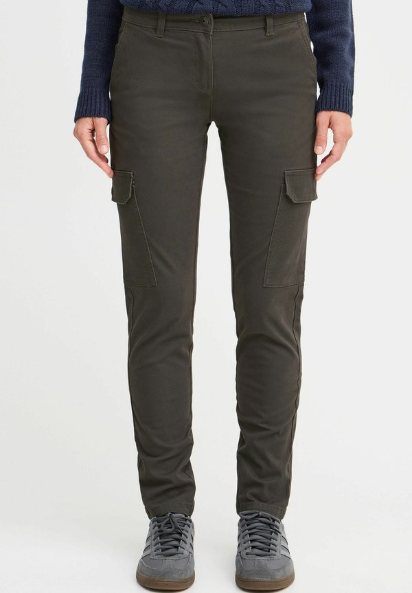 OXPALER SLIM FIT - Cargo trousers - ebony