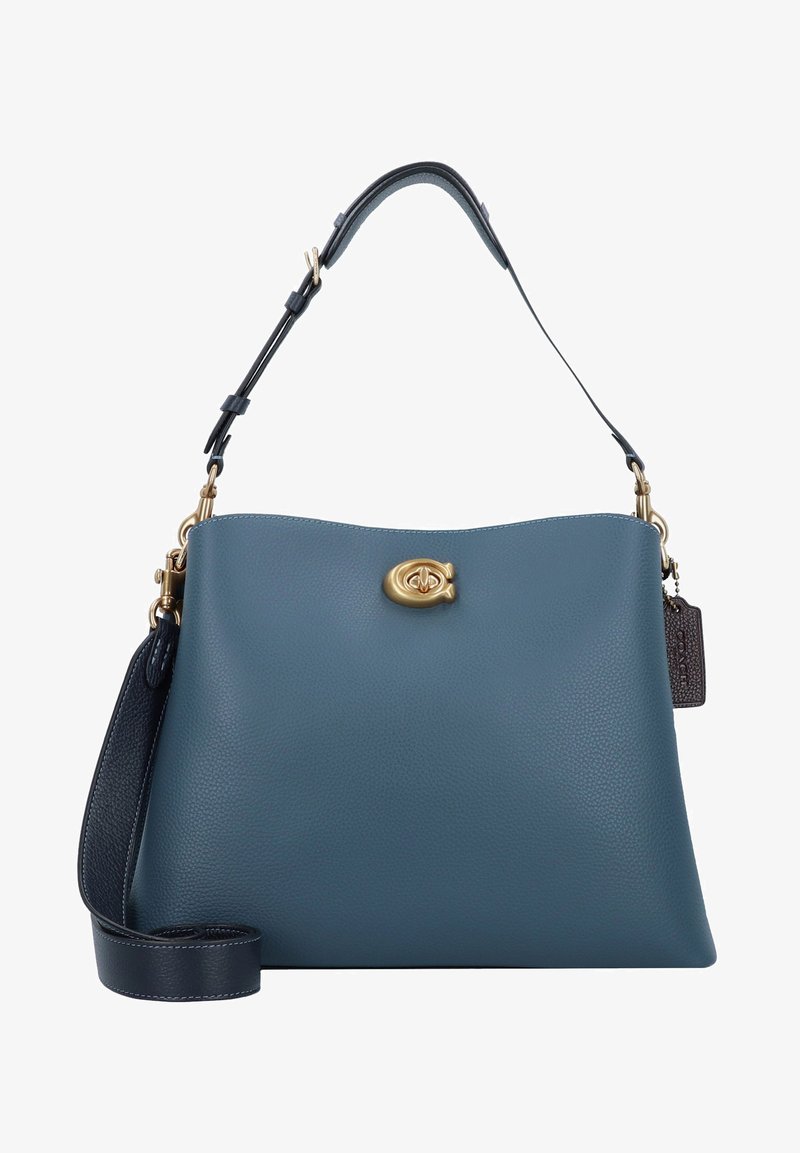 COACH WILLOW SHOULDER BAG IN COLORBLOCK - Käsilaukku - b4/denim