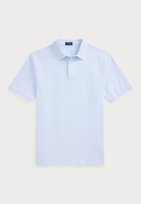 STRETCH OXFORD POLO SHIRT - Polo krekls - office blue/white