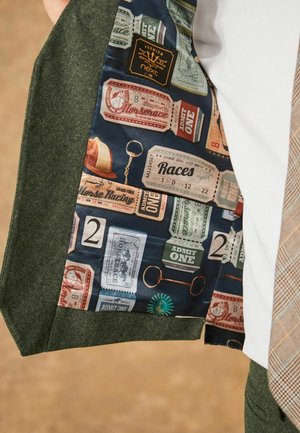 TRIMMED DONEGAL WAISTCOAT - Prsluk za odijelo - green