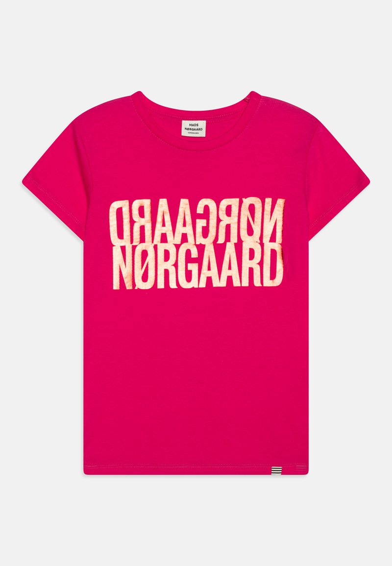 Mads Nørgaard T-shirt print donkerroze Mads Nørgaard T-shirt print donkerroze