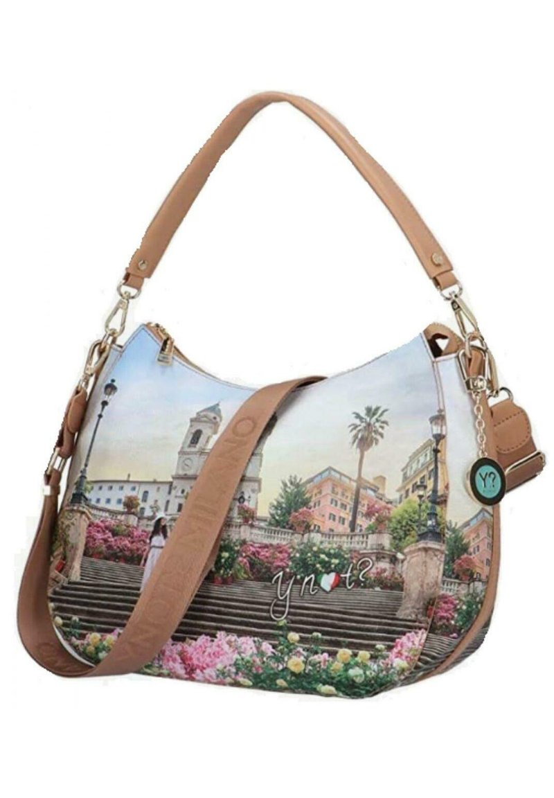 Borsa Shopping Paloma Di Ynot?, Spaziosa Ed Elegante, In Materiale Di Qualità, Colore Bianco, Ideale Per La Vita Quotidiana