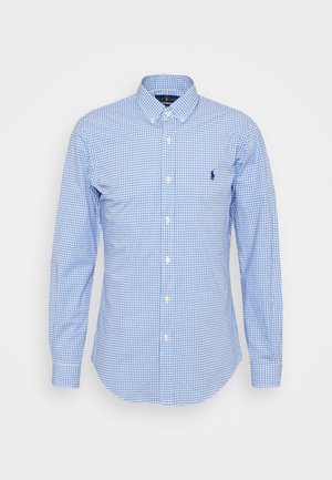 SLIM FIT STRETCH POPLIN SHIRT - Chemise - blue/white check