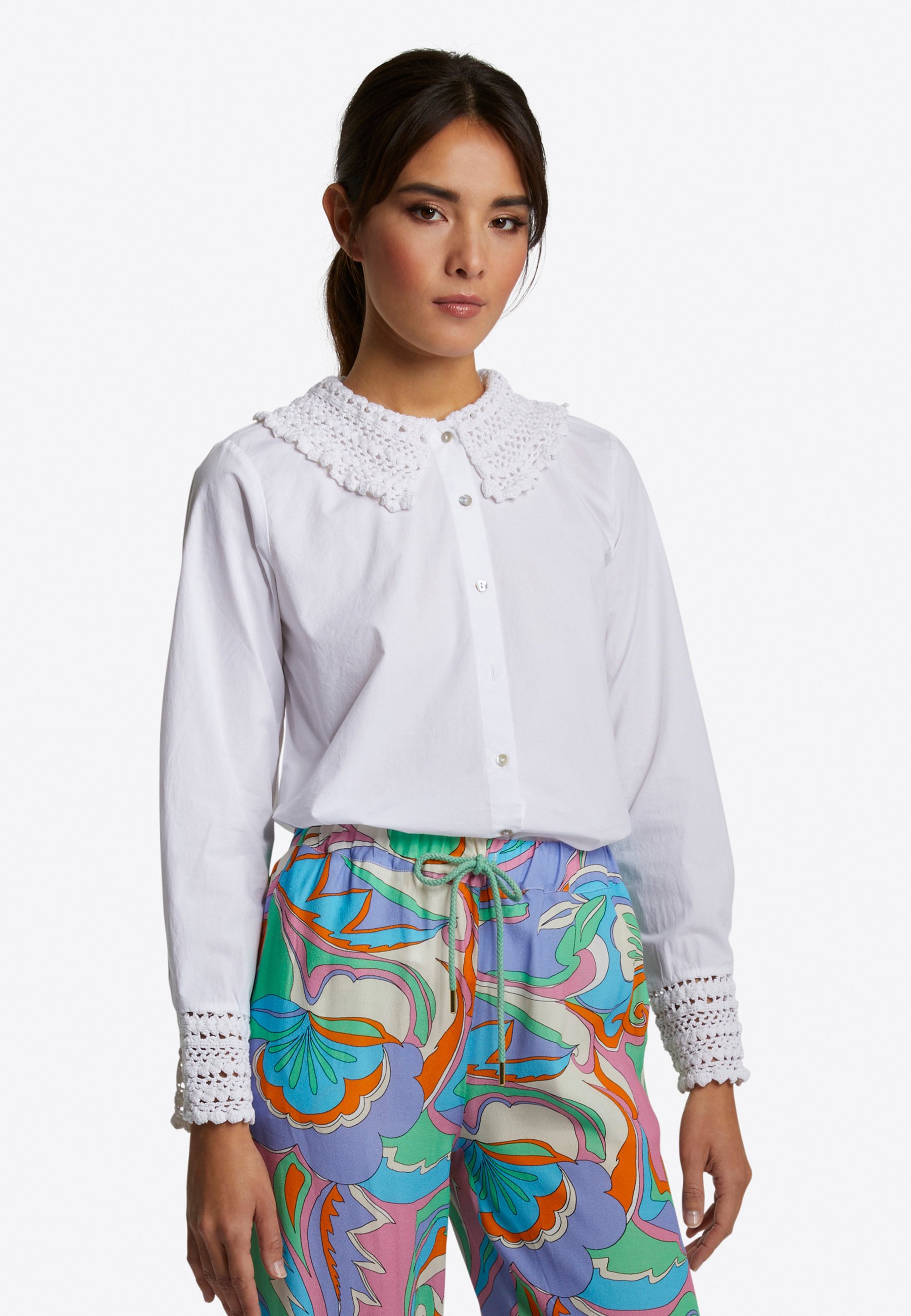 Rich & Royal Bluzka/biały - Zalando.pl