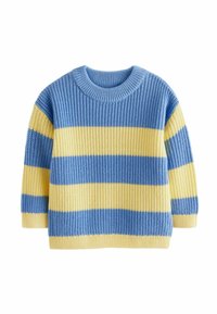 Next CREW NECK - Neule - yellow blue stripe
