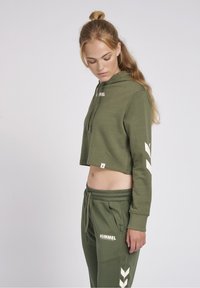 Hummel HMLLEGACY CROPPED  - Hoodie - beetle