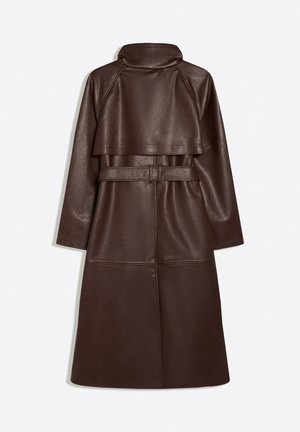 Bershka, Trench - dark red