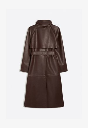 Bershka, Trench - dark red