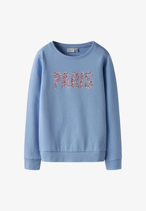 Name it, NAME IT PULLOVER DROPA PULLOVER - Felpa - blau