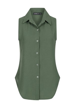 Cloud 5ive, TOP WITH BUTTON PLACKET - Débardeur - olive