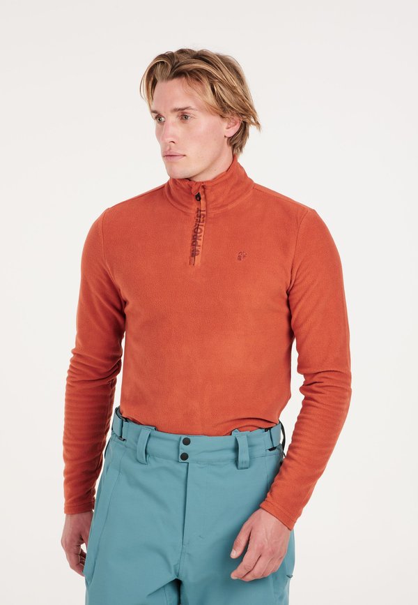 PERFECTO - Fleecepullover - brick orange