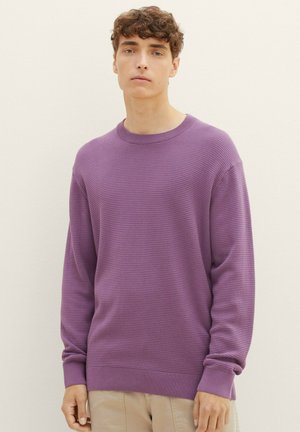 TOM TAILOR DENIM Strickpullover - dusty grape