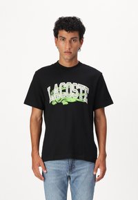 Lacoste Apdrukāts T-krekls - black