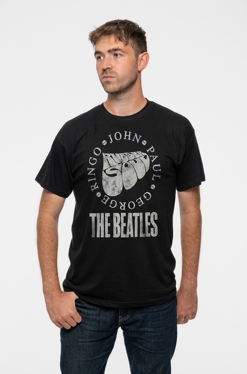 Paradiso Clothing THE BEATLES  - Print T-shirt - black