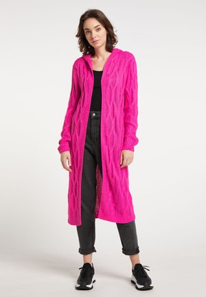 MYMO BLONDA - Cardigan - dunkelpink