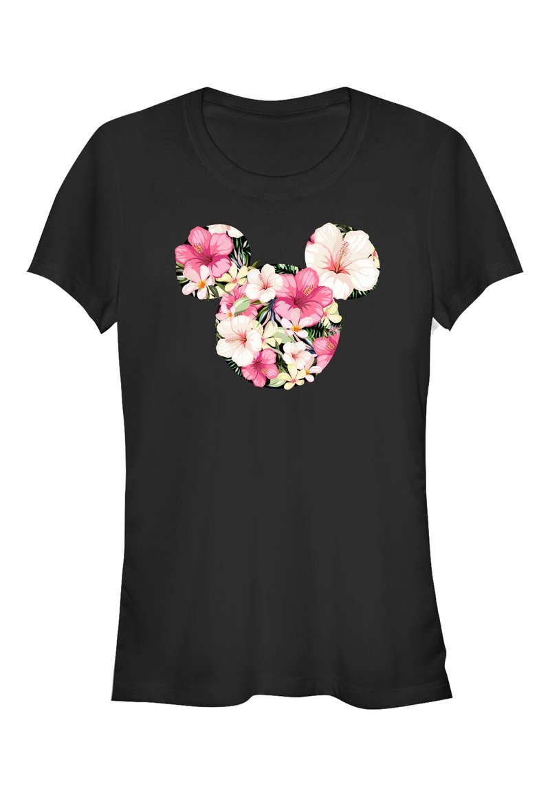 Disney DISNEY CLASSIC MICKEY TROPICAL MOUSE - Camiseta estampada - black