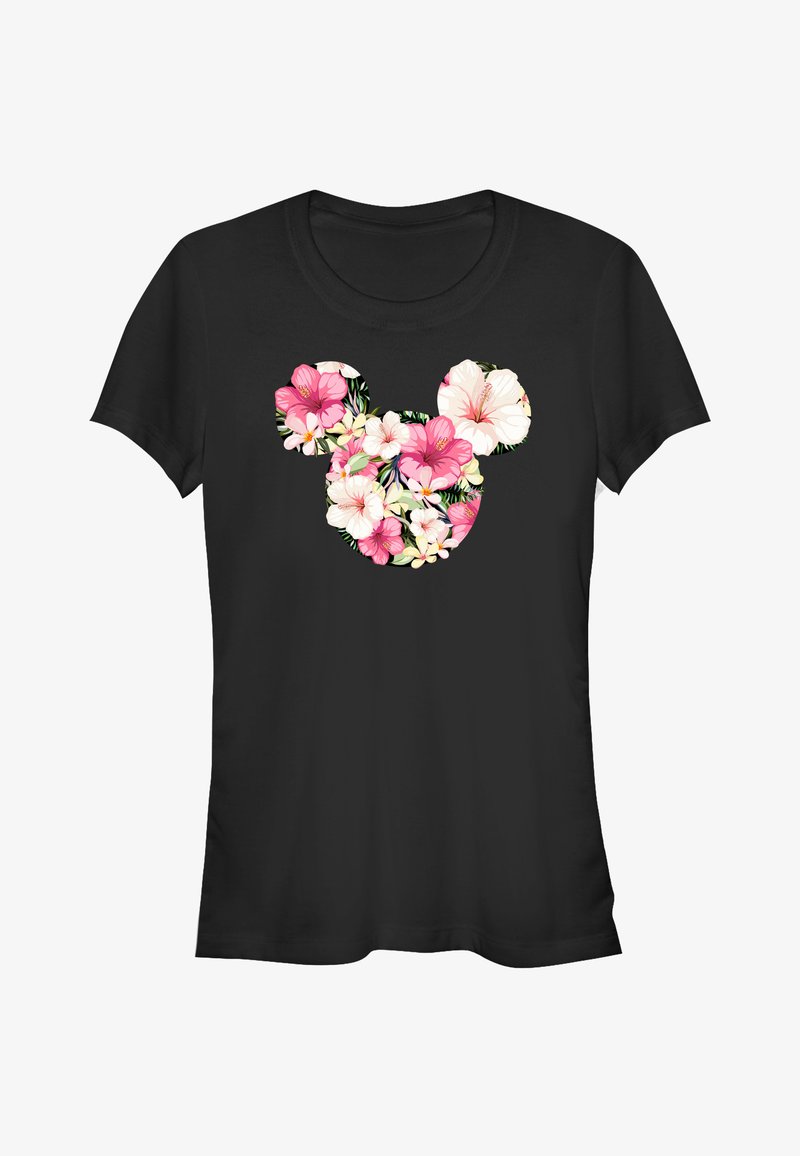 Disney DISNEY CLASSIC MICKEY TROPICAL MOUSE - Triko s potiskem - black
