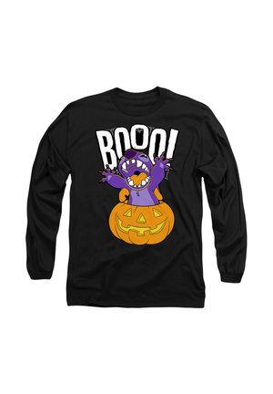 Disney, LILO STITCH LAUGHING PUMPKIN - Long sleeved top - black