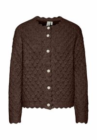 YASBUBBLE - Cardigan - hot fudge