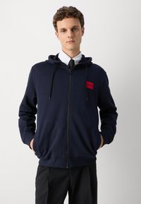 HUGO DAPLE - Felpa con zip - dark blue