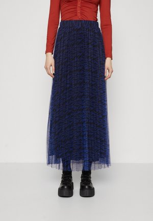 ONLSKY PLISSE SKIRT - Maxisukňa - blue