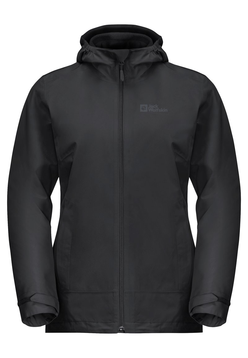 Jack Wolfskin Hardshell-jas zwart