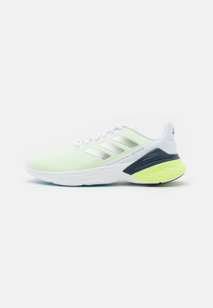 RESPONSE SR - Obuwie do biegania treningowe - footwear white/silver metallic/hi-res yellow