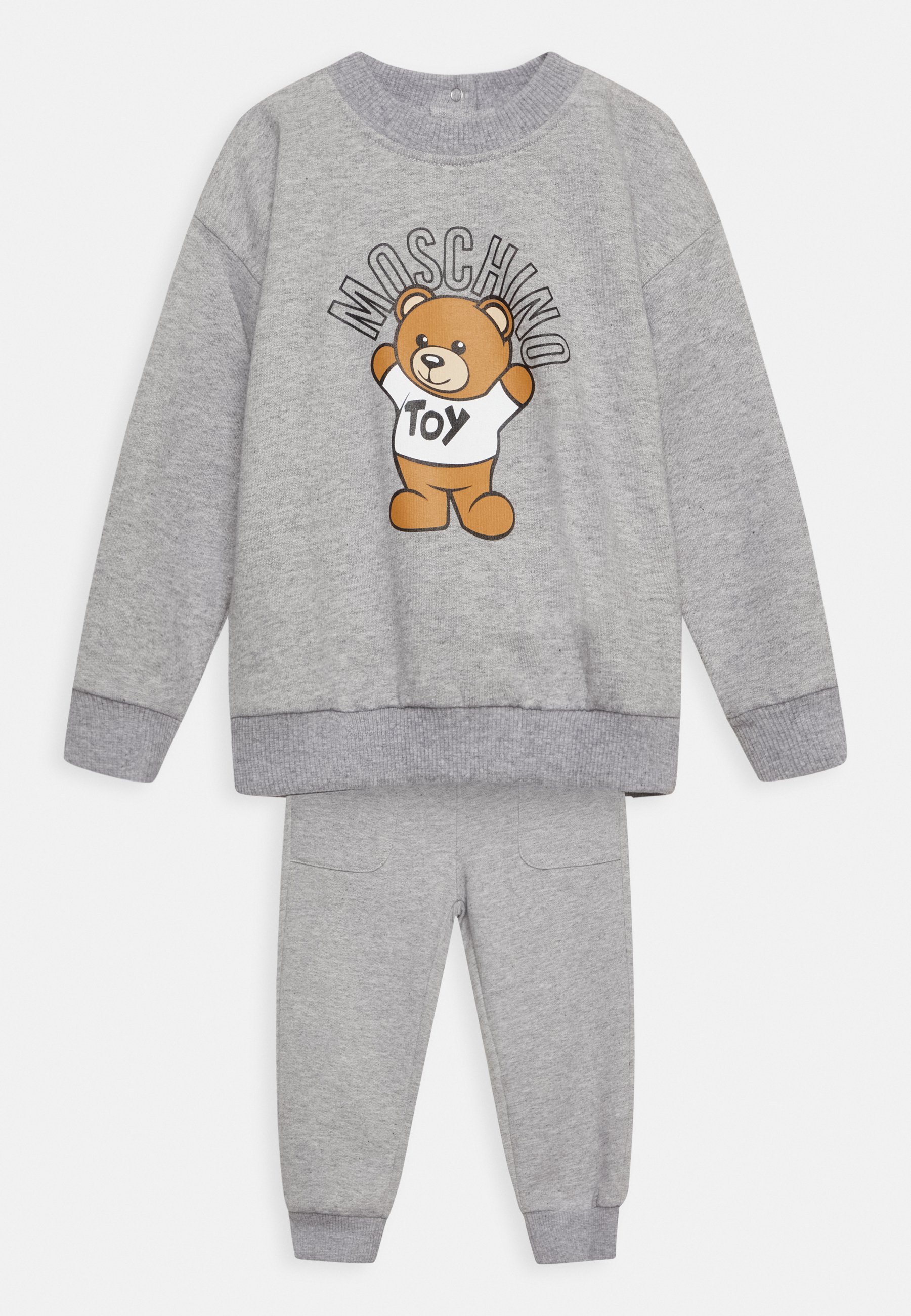 grey moschino tracksuit