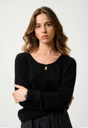 GOUTTE DEVANT - Maglione - black