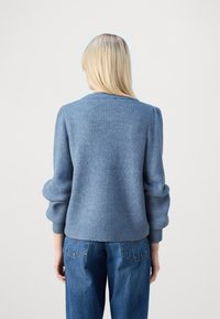 Selected Femme SLFLULU O-NECK NOOS - Pullover - endless sky melange